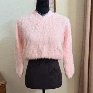 Fluffy Pink Sweater
